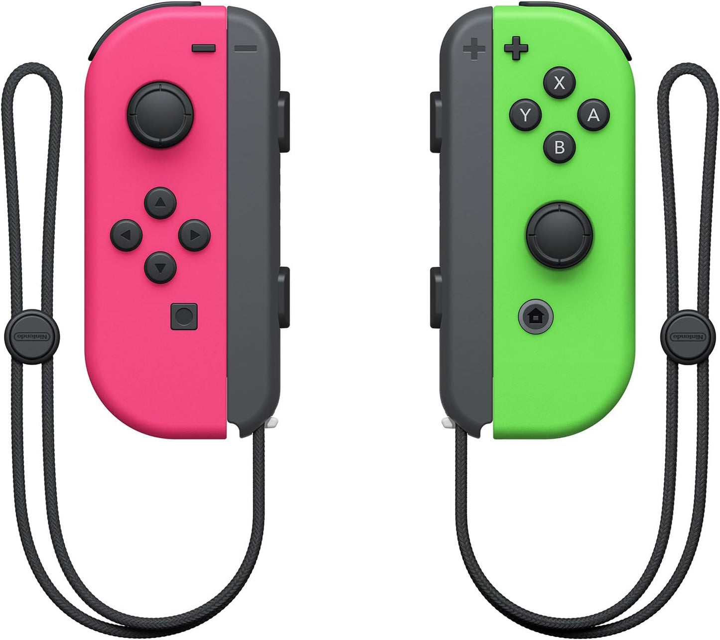 Par de Joy-Con verde neón (I) y rosa neón (D) para Nintendo Switch