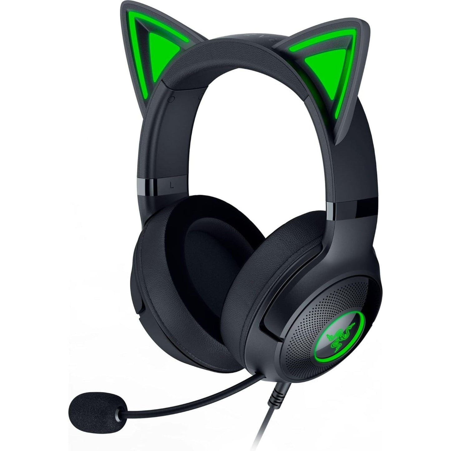 Audífonos gamer Razer Kraken Kitty V2 – Negro
