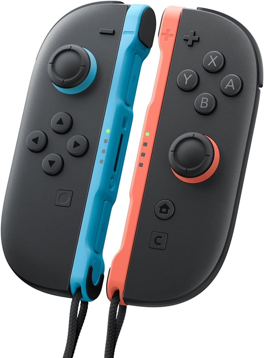 Par de Joy-Con rojo y azul para Nintendo Switch 2