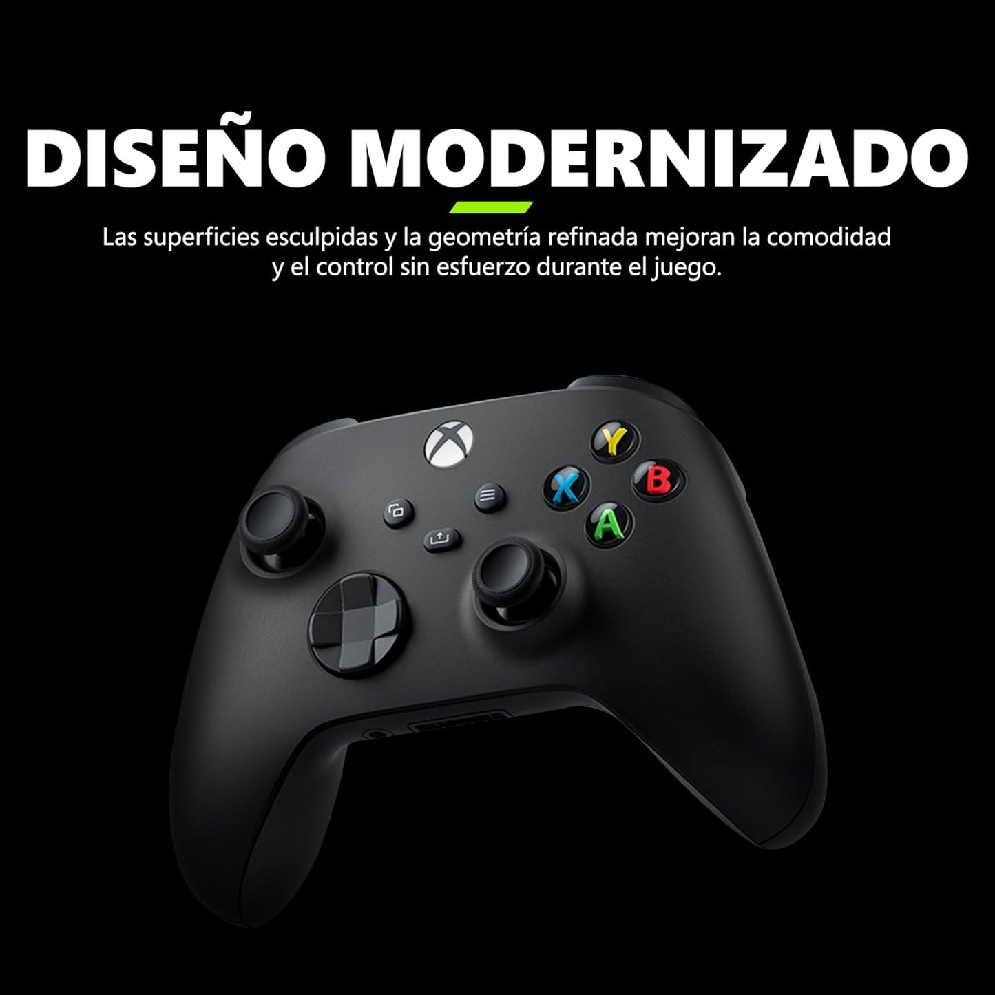 Control inalámbrico Xbox – Carbon Black