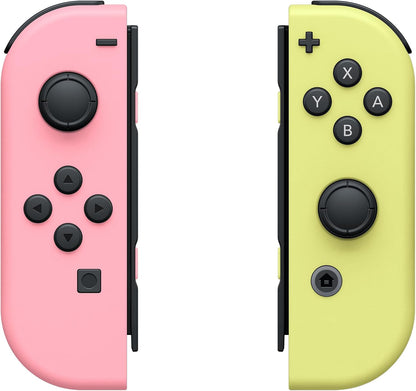 Par de Joy-Con rosa pastel (I) y amarillo pastel (D) para Nintendo Switch