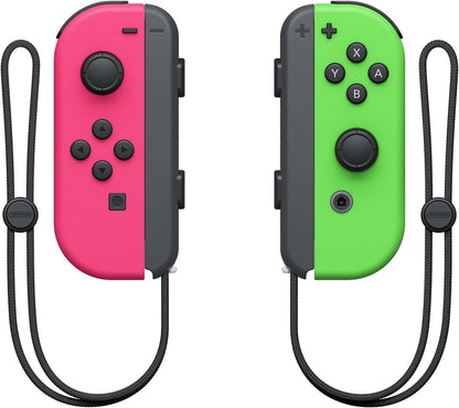 Par de Joy-Con verde neón (I) y rosa neón (D) para Nintendo Switch