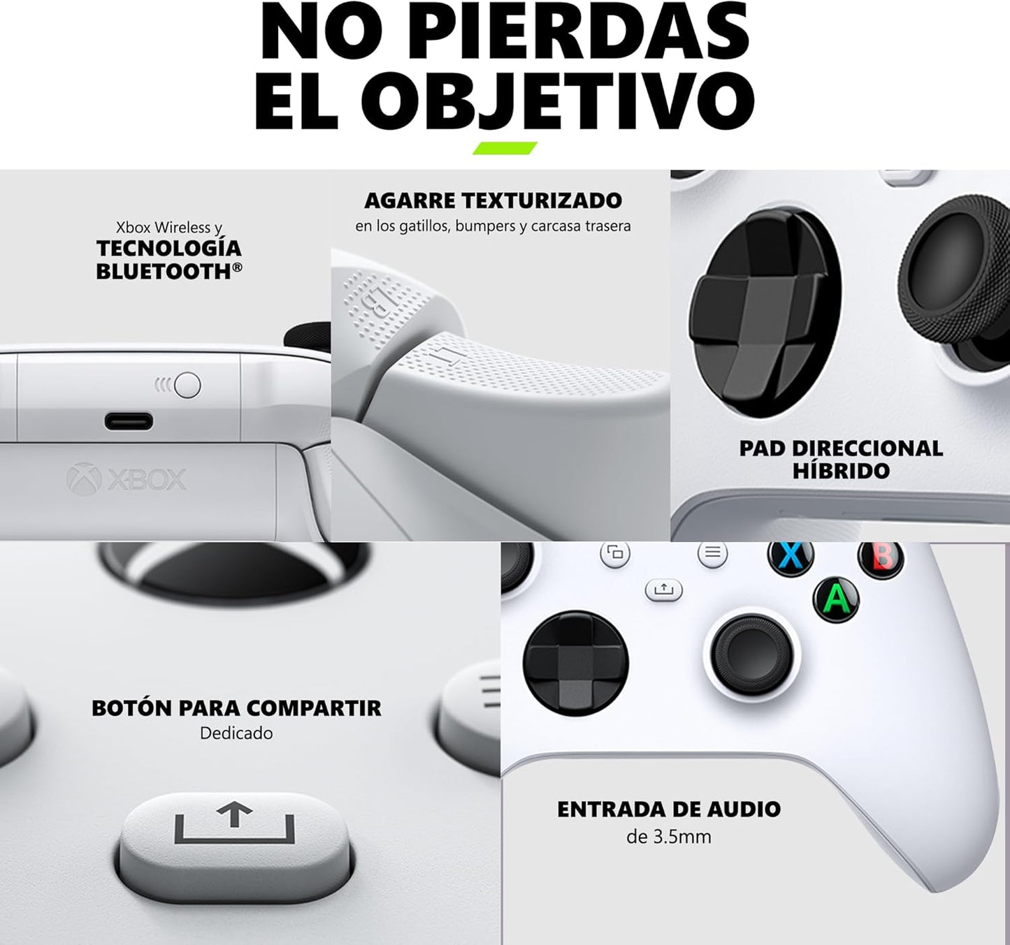 Control inalámbrico Xbox – Robot White