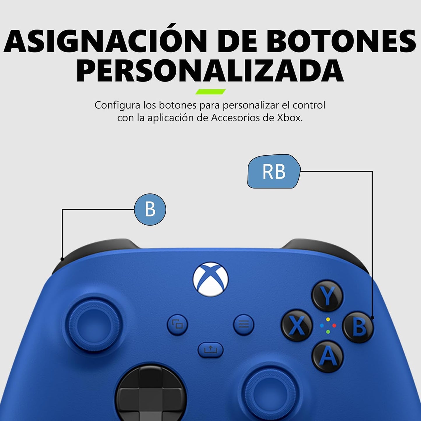 Control inalámbrico Xbox – Shock Blue