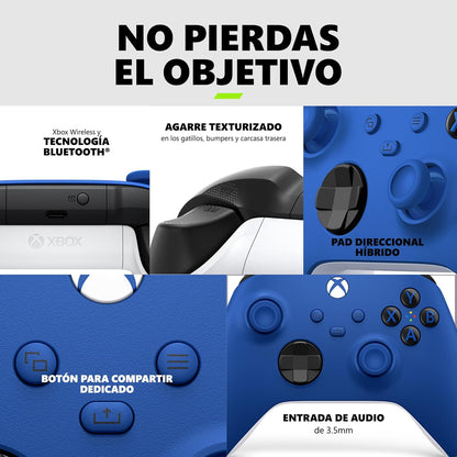 Control inalámbrico Xbox – Shock Blue