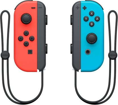 Par de Joy-Con rojo neón (I) y azul neón (D) para Nintendo Switch