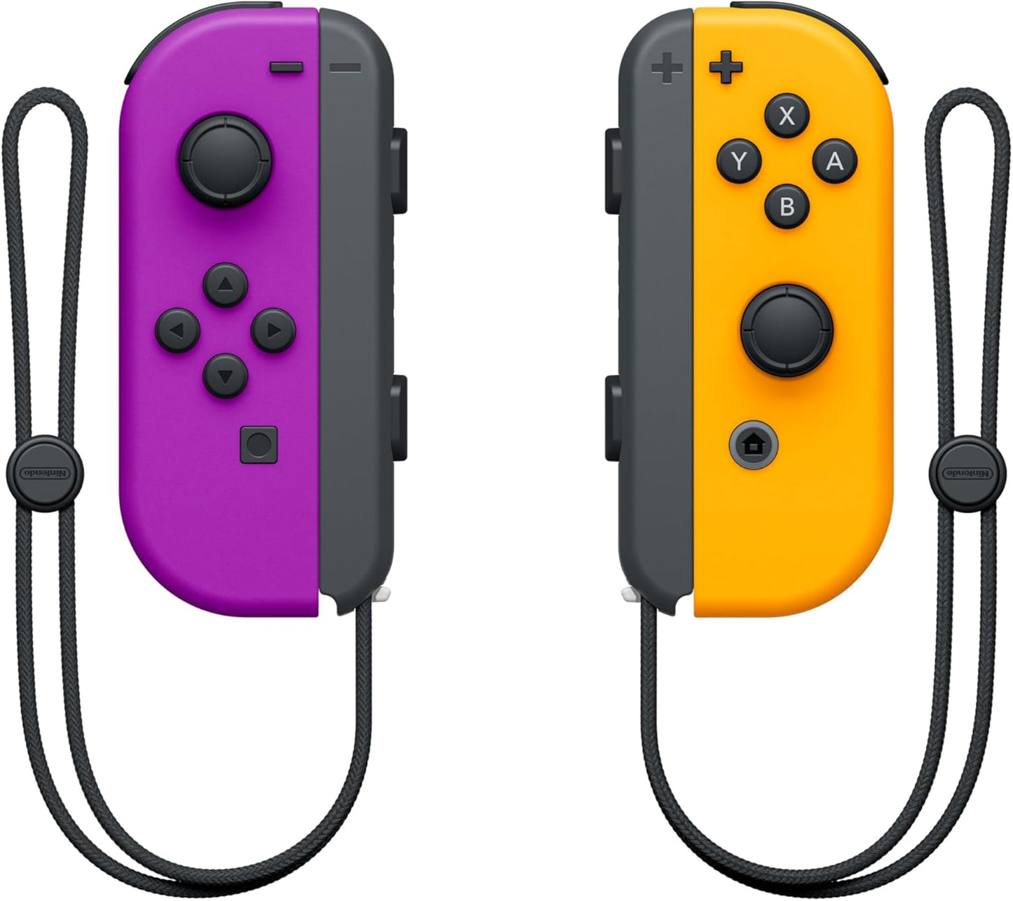 Par de Joy-Con morado neón (I) y naranja neón (D) para Nintendo Switch