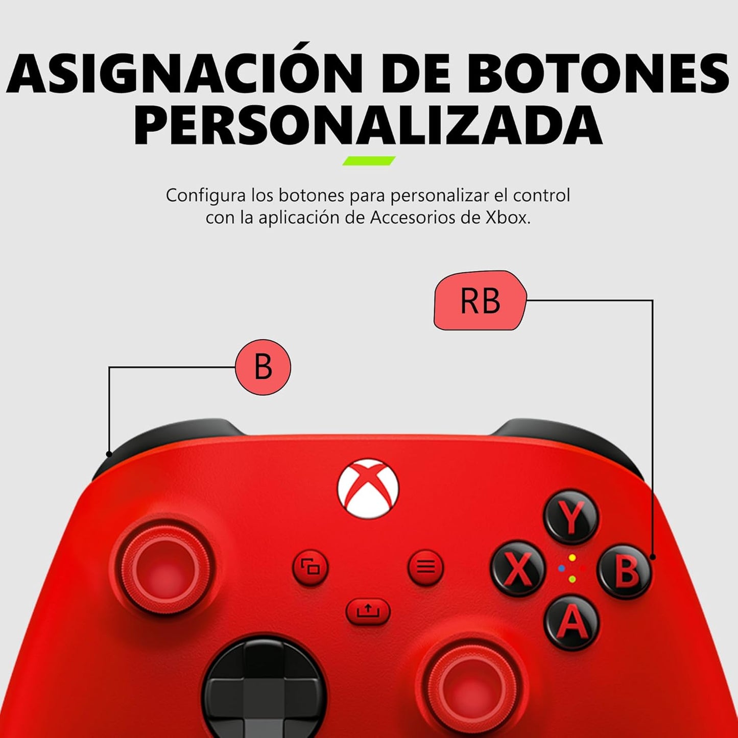 Control inalámbrico Xbox – Pulse Red