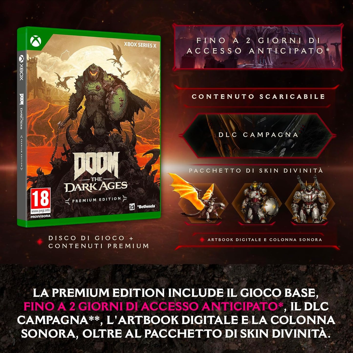 DOOM The Dark Ages – Premium Edition - Xbox Series X/S
