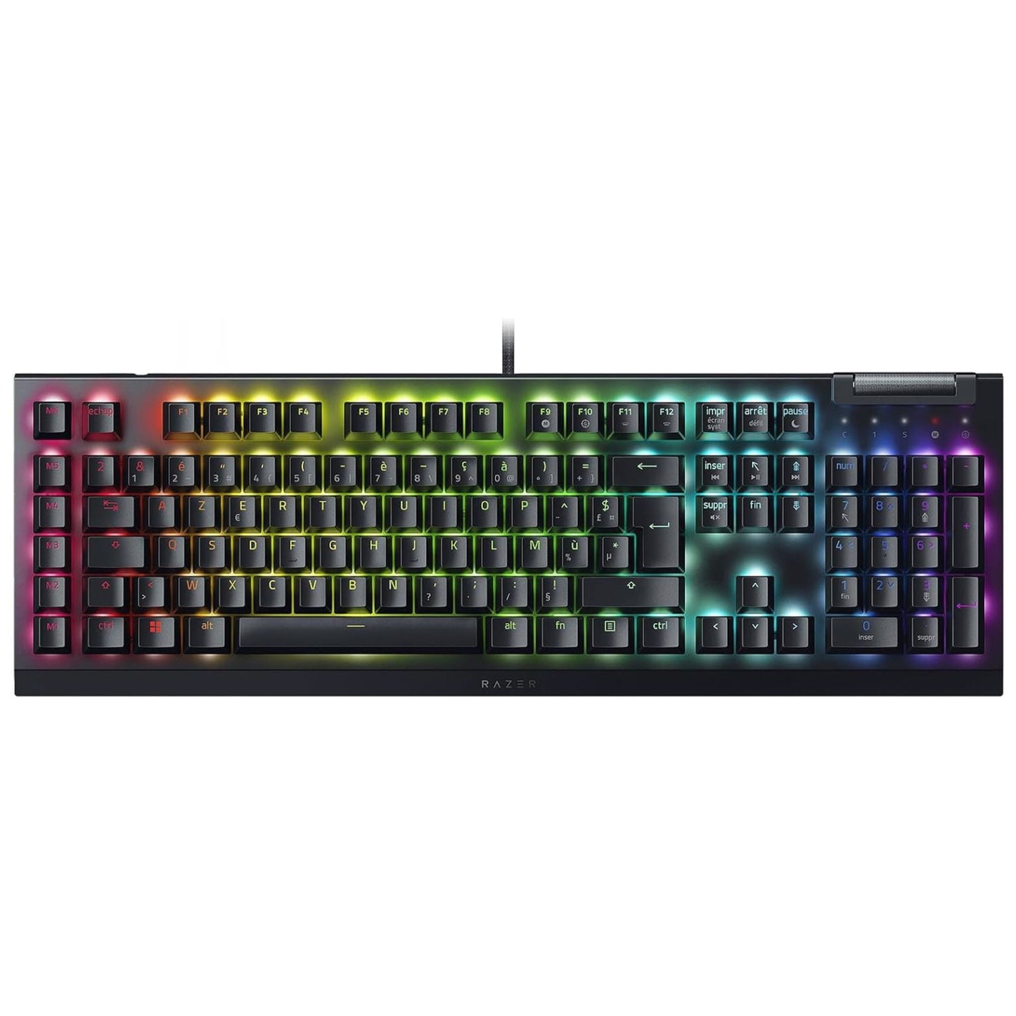 Razer BlackWidow V4 X – Switch verde – Negro