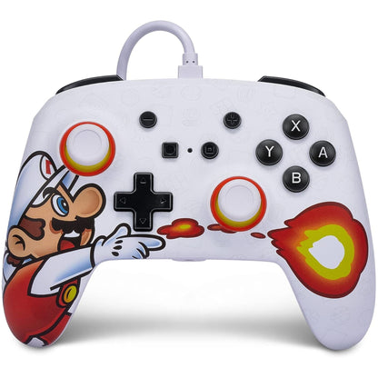 Control alámbrico para Nintendo Switch – Mario de Fuego