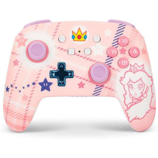 Control inalámbrico para Nintendo Switch – Princesa Peach (cuadros)