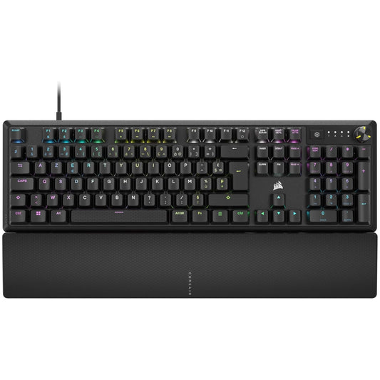 Teclado mecánico gamer Corsair K70 CORE RGB – Gris acero