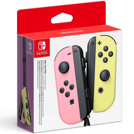 Par de Joy-Con rosa pastel (I) y amarillo pastel (D) para Nintendo Switch